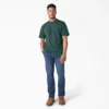 Camiseta de manga corta de peso pesado con logotipo