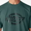 Camiseta de manga corta de peso pesado con logotipo