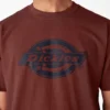 Camiseta de manga corta de peso pesado con logotipo
