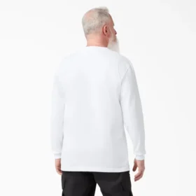 Camiseta de manga larga con bolsillo de tejido grueso