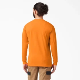 Camiseta de manga larga con bolsillo de tejido grueso