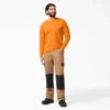 Camiseta de manga larga con bolsillo de tejido grueso