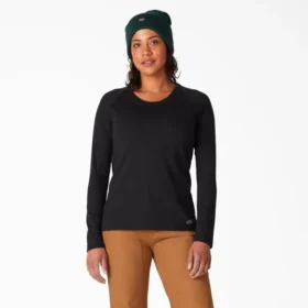 Camiseta de manga larga con bolsillo refrescante para mujer