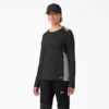 Camiseta de manga larga con bolsillo Temp-iQ® 365 para mujer