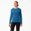 Camiseta de manga larga con bolsillo Temp-iQ® 365 para mujer