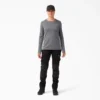 Camiseta de manga larga con bolsillo Temp-iQ® 365 para mujer