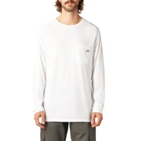 Camiseta de manga larga con bolsillo y tecnología refrescante