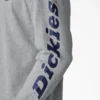 Camiseta de manga larga con logo de tejido pesado