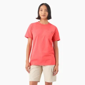 Camiseta de pantalón corto con bolsillo para mujer