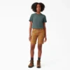 Camiseta de pantalón corto con bolsillo para mujer