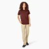 Camiseta de pantalón corto con bolsillo para mujer