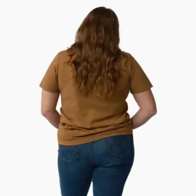 Camiseta de pantalón corto con bolsillo para mujer, talla grande, tejido grueso