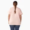 Camiseta de pantalón corto con bolsillo para mujer, talla grande, tejido grueso Camiseta de pantalón corto con bolsillo para mujer, talla grande, tejido grueso