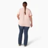 Camiseta de pantalón corto con bolsillo para mujer, talla grande, tejido grueso Camiseta de pantalón corto con bolsillo para mujer, talla grande, tejido grueso