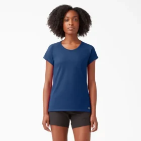 Camiseta de pantalón corto con bolsillo y efecto refrescante para mujer