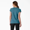 Camiseta de pantalón corto con bolsillo y efecto refrescante para mujer Camiseta de pantalón corto con bolsillo y efecto refrescante para mujer