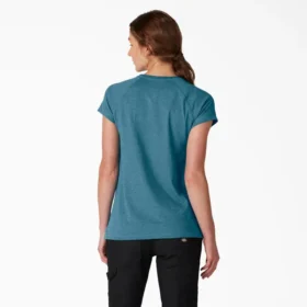 Camiseta de pantalón corto con bolsillo y efecto refrescante para mujer