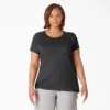 Camiseta de pantalón corto con bolsillo y tecnología de refrigeración para mujer talla grande Camiseta de pantalón corto con bolsillo y tecnología de refrigeración para mujer talla grande