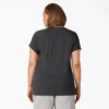 Camiseta de pantalón corto con bolsillo y tecnología de refrigeración para mujer talla grande Camiseta de pantalón corto con bolsillo y tecnología de refrigeración para mujer talla grande