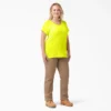 Camiseta de pantalón corto con bolsillo y tecnología de refrigeración para mujer talla grande Camiseta de pantalón corto con bolsillo y tecnología de refrigeración para mujer talla grande