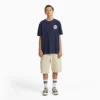 Camiseta gráfica de pantalón corto con insignia Americana Camiseta gráfica de pantalón corto con insignia Americana