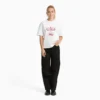 Camiseta gráfica de pantalones cortos Polk para mujer Camiseta gráfica de pantalones cortos Polk para mujer