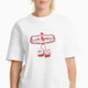 Camiseta gráfica de pantalones cortos Polk para mujer Camiseta gráfica de pantalones cortos Polk para mujer
