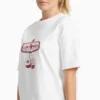 Camiseta gráfica de pantalones cortos Polk para mujer Camiseta gráfica de pantalones cortos Polk para mujer