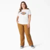Camiseta gruesa con logo para mujer tallas grandes Camiseta gruesa con logo para mujer tallas grandes