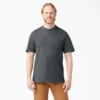 Camiseta Henley de manga corta de peso pesado Camiseta Henley de manga corta de peso pesado