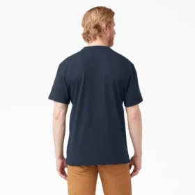 Camiseta Henley de manga corta de peso pesado