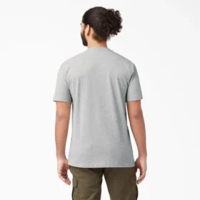 Camiseta Henley de manga corta de peso pesado
