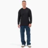 Camiseta Henley de manga larga Camiseta Henley de manga larga