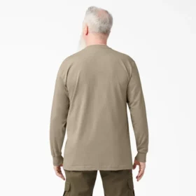 Camiseta Henley de manga larga y tejido grueso