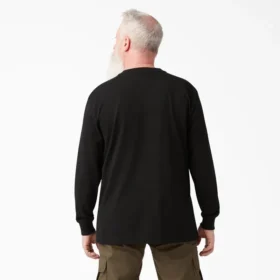 Camiseta Henley de manga larga y tejido grueso