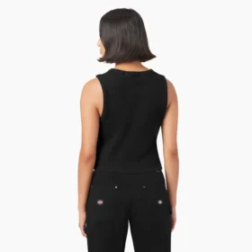 Camiseta sin mangas corta de mujer con espalda nadadora y águila de Dickies X Harley-Davidson