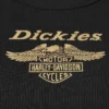 Camiseta sin mangas corta de mujer con espalda nadadora y águila de Dickies X Harley-Davidson Camiseta sin mangas corta de mujer con espalda nadadora y águila de Dickies X Harley-Davidson