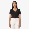 Cardigan Emporia de manga corta para mujer