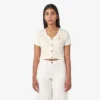 Cardigan Emporia de manga corta para mujer
