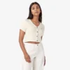 Cardigan Emporia de manga corta para mujer
