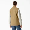 Chaleco de lona de algodón para mujer con forro polar Chaleco de lona de algodón para mujer con forro polar