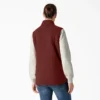 Chaleco de lona de algodón para mujer con forro polar Chaleco de lona de algodón para mujer con forro polar