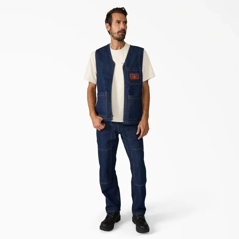 Chaleco de mezclilla con cremallera Dickies X Harley-Davidson® Chaleco de mezclilla con cremallera Dickies X Harley-Davidson®
