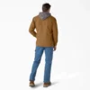 Chaqueta con capucha de lona repelente al agua Chaqueta con capucha de lona repelente al agua