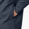 Chaqueta con capucha de lona repelente al agua Chaqueta con capucha de lona repelente al agua