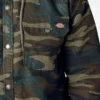 Chaqueta con capucha de lona repelente al agua Chaqueta con capucha de lona repelente al agua