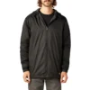 Chaqueta con capucha de nylon forrada de polar Chaqueta con capucha de nylon forrada de polar