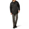 Chaqueta con capucha de nylon forrada de polar Chaqueta con capucha de nylon forrada de polar