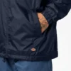 Chaqueta con capucha de nylon forrada de polar Chaqueta con capucha de nylon forrada de polar