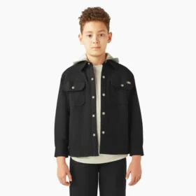 Chaqueta de camisa de lona para niños